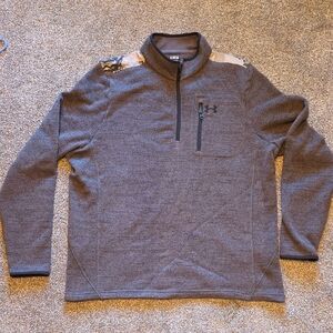 Under Armour Charcoal Quarter-Zip Pullover